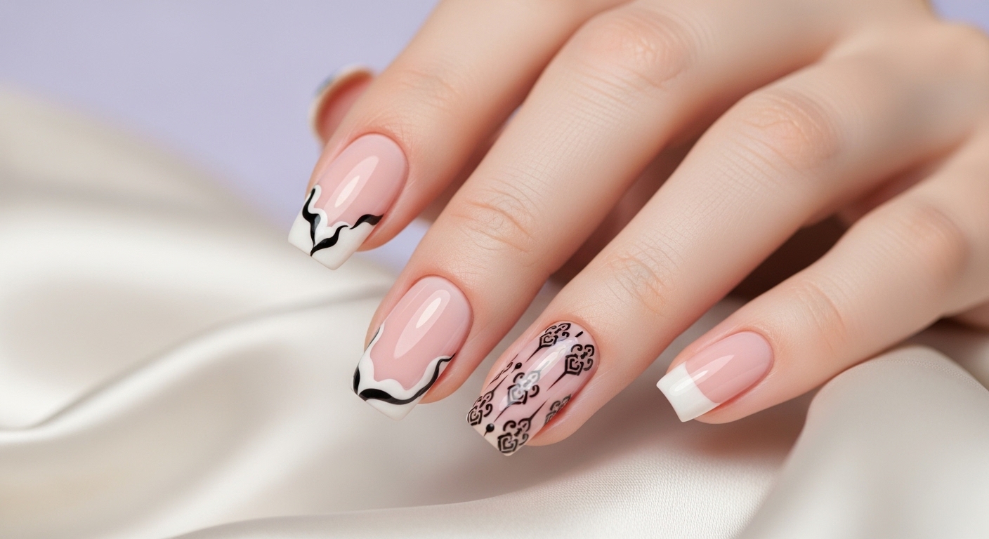 Лунный маникюр: история появления и современные тренды